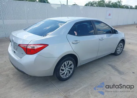 2017 Toyota Corolla Le z USA, uszkodzony, nr VIN 5YFBURHE8HP638855